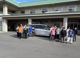福祉車輌（みずほ号）の贈呈